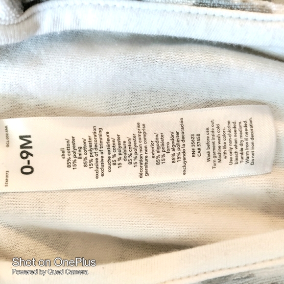 🎁 Baby 2PC SET bathrobe 0-9M  and pants sheep Lamb print  stretchy pants 12M - Picture 5 of 6